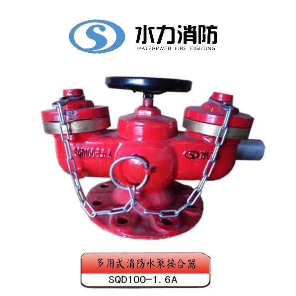  多用式消防水泵接合器 型号： SQD100-1.6A